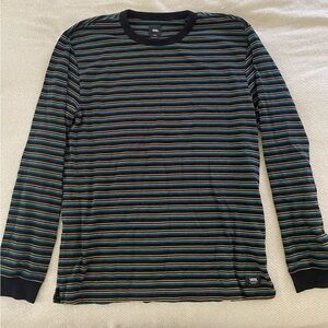 Vans Long Sleeve Tee-Shirt Striped Multi-Color